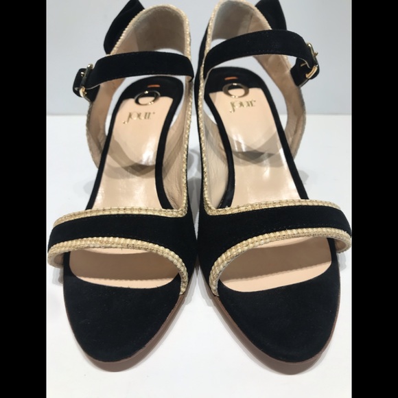 O Jour mid heel sandal with side buckle - Picture 1 of 4